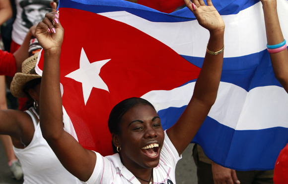 Desfile por el 1ro de Mayo en La Habana. Foto: Ismael Francisco/Cubadebate.