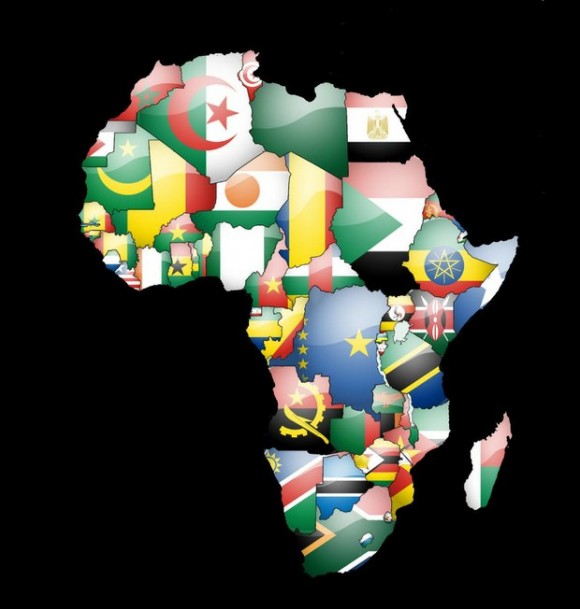 mapa unión africana
