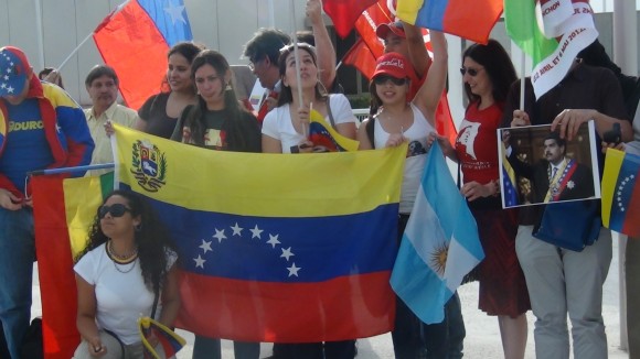 América Latina presente apoyando a Maduro. Foto: Maribel Acosta.