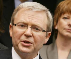 Kevin Rudd derrotó a Julia Gillard por 57 votos a 45