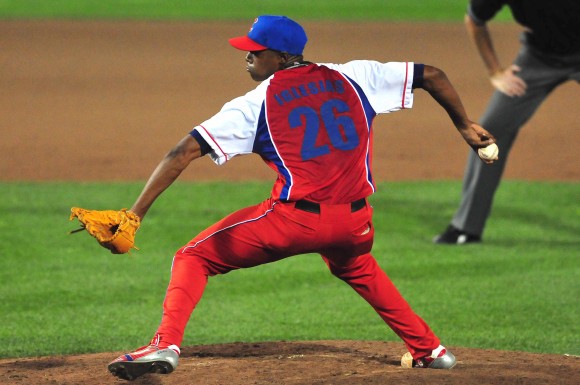 1mer juego de la selección de beisbol de Cuba que participara en el tope con su similar de Estados Unidos. Foto: Ricardo López Hevia/Cubadebate