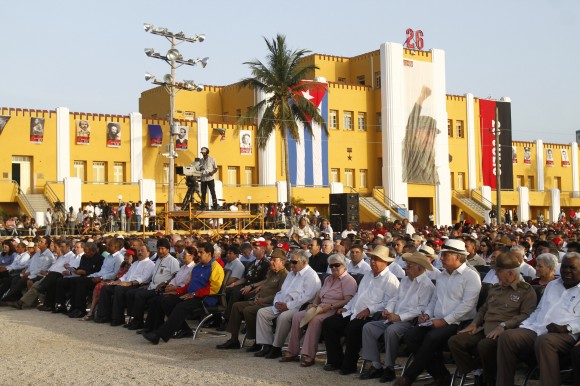  Acto por el Aniversario 60 del Asalto al Cuartel Moncada. Foto: Ismael Francisco/ Cubadebate