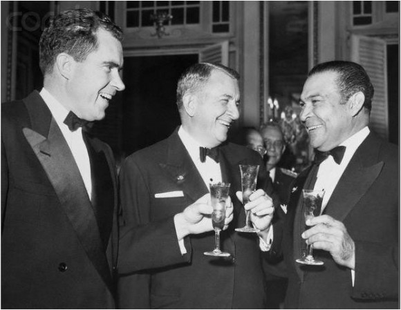 Batista y Nixon brindan. 1955. Foto: Archivo