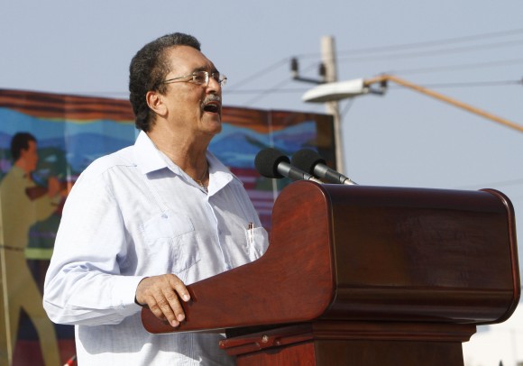 El Primer Ministro de Santa Lucía en  Acto por el Aniversario 60 del Asalto al Cuartel Moncada. Foto: Ismael Francisco/ Cubadebate