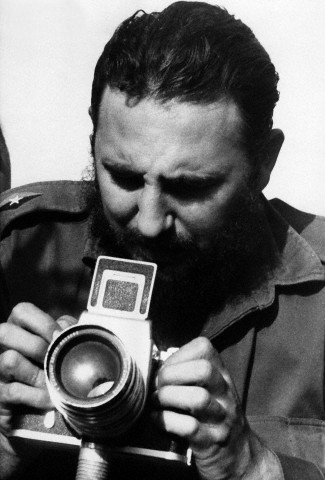 Historical Cuba - Fidel Castro takes pictures
