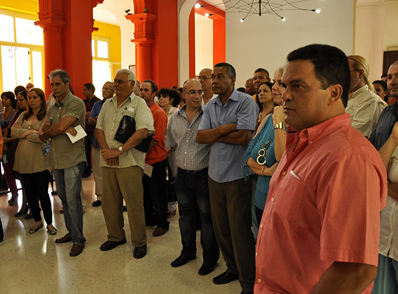 Inauguración de la exposición fotográfica por el 10mo Aniversario de Cubadebate. Foto: Roberto Garaicoa/Cubadebate.