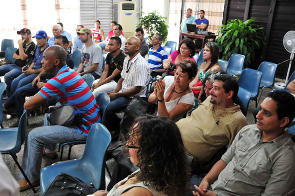 Colaboradores, lectores y equipo de Cubadebate. Foto: Ladyrene Pérez/Cubadebate.
