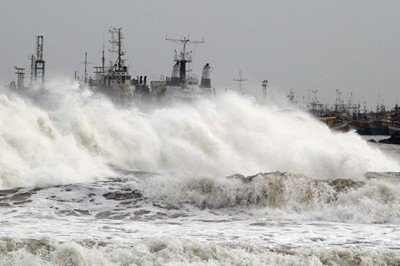 El ciclón Phailin llegó a la costa este de India con unos vientos de hasta 200 kilómetros por hora. Foto: Reuters.