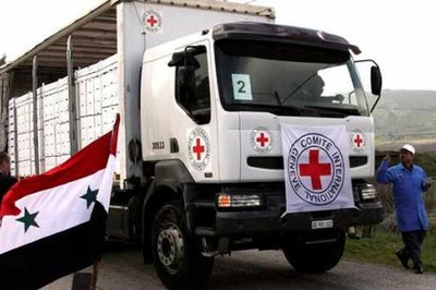 La misión de la Cruz Roja está conformada por médicos extranjeros y sirios. Foto: Archivo.