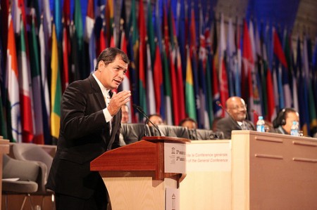 Rafael Correa + Unesco