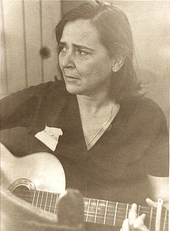 Teresita Fernández. Foto: Archivo de Marta Valdés/ Cortesía del Museo de la Música.