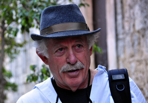 Eugene Corr, cineasta norteamericano director del documental “Ghost Town to Havana”. Foto: Ladyrene Pérez/Cubadebate.