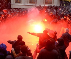 Manifestaciones en Kiev. Foto: Archivo (AFP). 