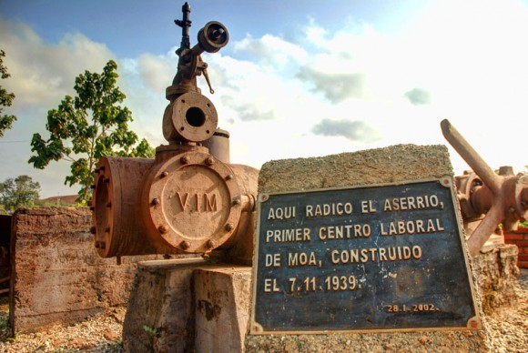 Ruinas conservadas del aserrío de Moa, considerado la piedra fundacional de la actual ciudad minera de Moa, ubicada al este de la provincia de Holguín, Cuba. FOTO/Juan Pablo Carreras