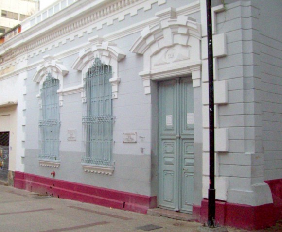 Casa donde residió José Martí durante su estancia en Caracas. Foto Héctor Valdés Domínguez