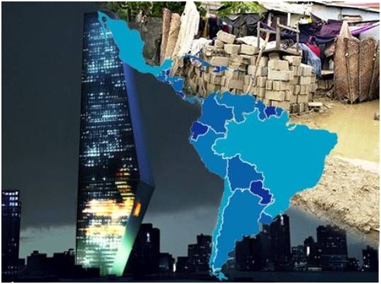 América Latina y el Caribe es aún la región de mayor desigualdad del planeta. Gráfica tomada de MercoPress