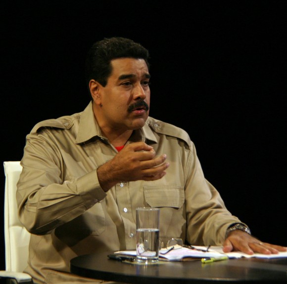 Entrevista del Presidente de Venezuela Nicolás Maduro con Cubadebate, Granma y la TV cubana.  30 de enero de 2014. Foto: Daylén Vega/Cubadebate