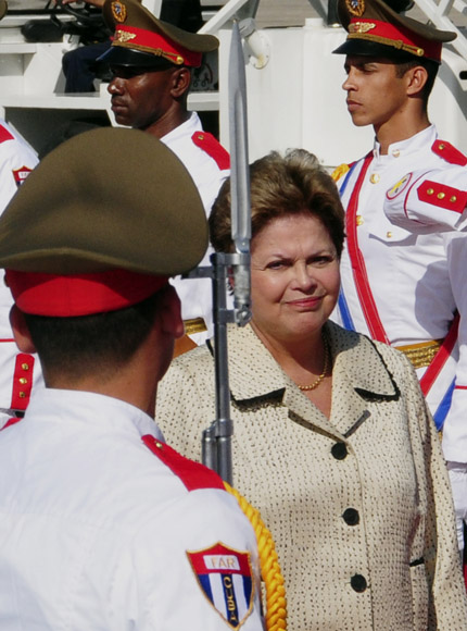 Llegada de Dilma Rousseff. Foto: Ladyrene Pérez/Cubadebate.