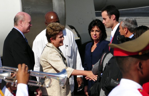 Llegada de Dilma Rousseff. Foto: Ladyrene Pérez/ Cubadebate