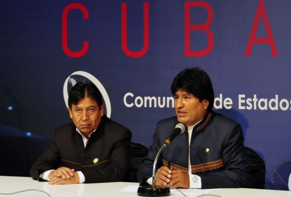 Evo Morales ofrece Conferencia de Prensa antes de iniciarse la Cumbre de CELAC. Foto: Ladyrene Pérez/ Cubadebate