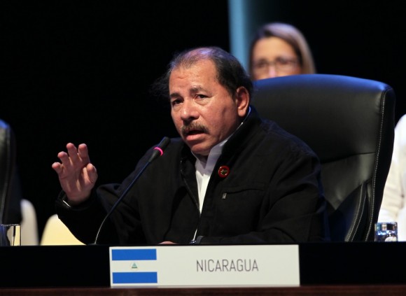 Daniel Ortega, presidente de Nicaragua, en la Segunda sesión de la Cumbre de CELAC. Foto: Ismael Francisco/ Cubadebate