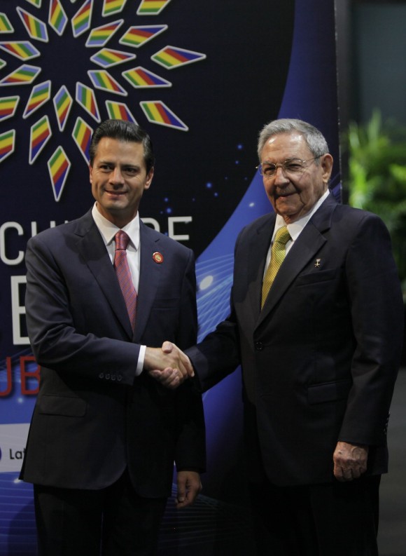 Recibimiento a mandatarios de CELAC. Foto: Ismael Francisco/Cubadebate