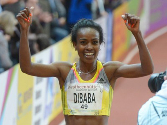 La etíope Genzebe Dibaba