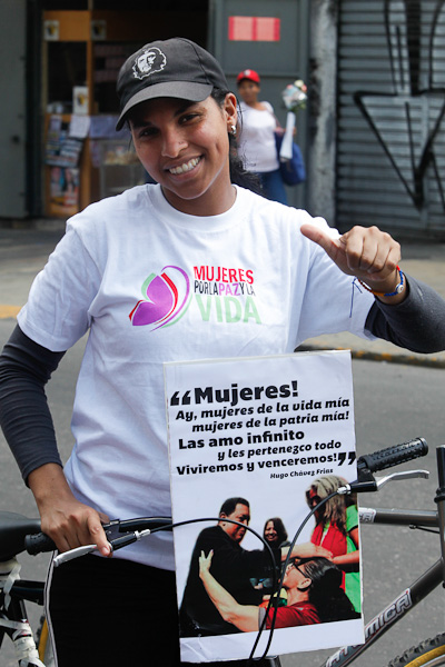 Marcha de mujeres venezolanas por la Paz y la Vida. Foto: Prensa Miraflores