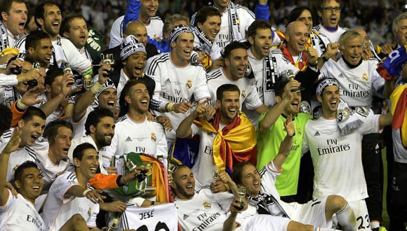 Madrid festeja el título en la Copa del Rey A