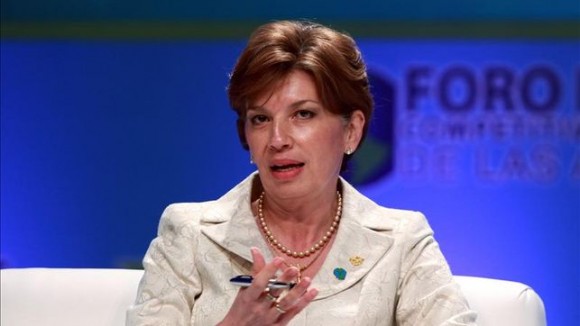 Mayi Antillón, ministra de Economía, Industria y Comercio de Costa Rica.
