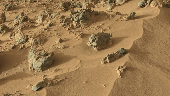 Científicos encuentran el volcán que pudo albergar vida en Marte. Foto: AFP