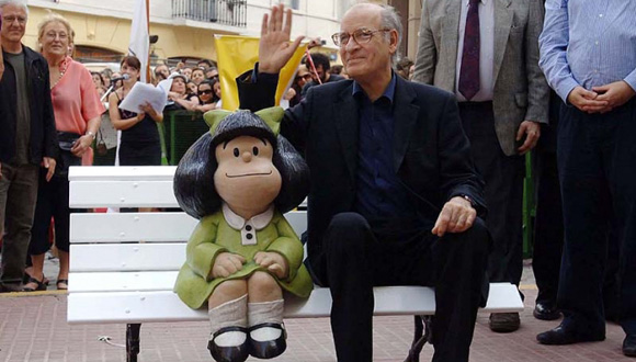 Quino y Mafalda. Foto: Archivo
