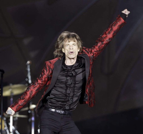 Mick Jagger, cantante de Rolling Stones. Foto: EFE. 