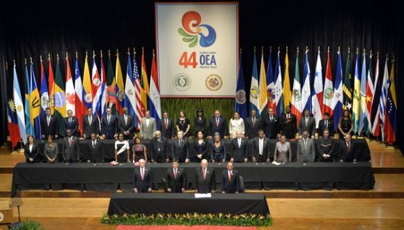 Reunión de la OEA en Paraguay.