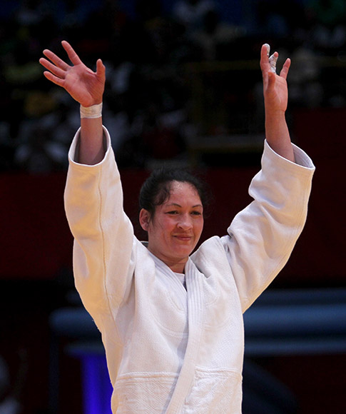 La cubana Yalennis Castillo gana medalla de bronce en Grand Prix de Judo La Habana 2014. Foto: Ismael Francisco/Cubadebate.