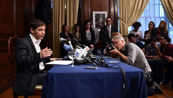 Axel Kicillof, Ministro de Economía de Argentina. Foto: AP. 