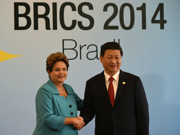 Dilma Rousseff y Xi Jinping