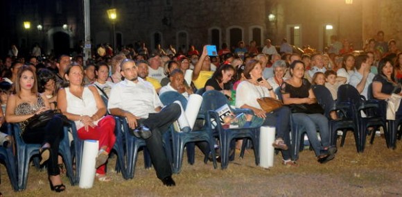 Acto conmemorativo del Aniversario 60 del natalicio del Comandante Hugo Chávez Frías, realizado en el Complejo Morro Cabañas, en La Habana, Cuba, el 28 de julio de 2014. AIN FOTO/Oriol de la Cruz ATENCIO