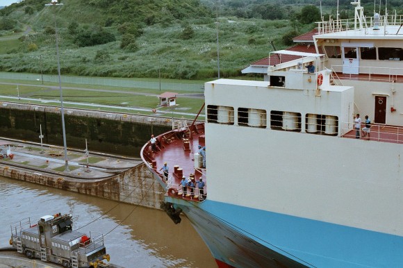 WikiMedia: Esclusas de Miraflores, Canal de Panamá.