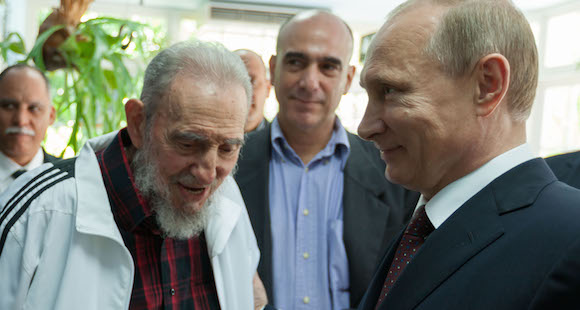 Fidel y Putin en La Habana, en julio de 2014. Foto: Estudios Revolución / Archivo de Cubadebate