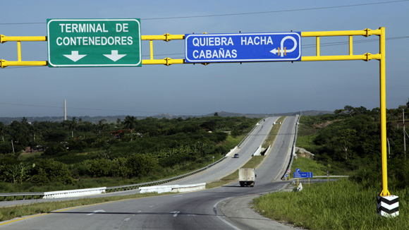 Viaducto Zona Especial de Desarrollo Mariel. Foto: Ladyrene Pérez/Cubadebate.