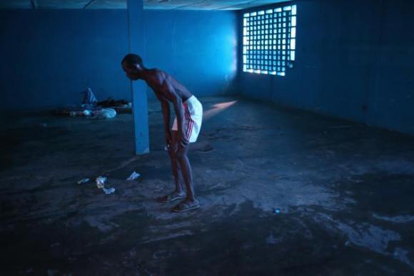 Centro de aislamiento del ébola en Liberia. 2