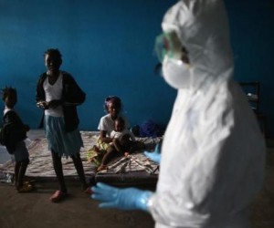 Centro de aislamiento del ébola en Liberia. 7