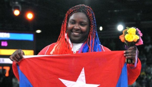 La doble medallista olímpica, Idalis Ortiz, lidera la delegación de judo cubana a las Olimpiadas de Río-2016. Foto: Archivo.