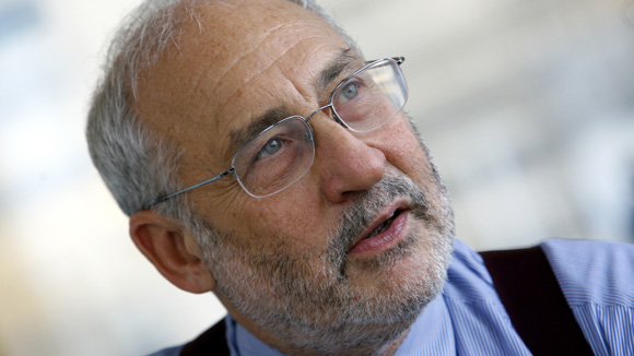 Economist and Nobel laureate Joseph Stiglitz Economist during interview with Reuters