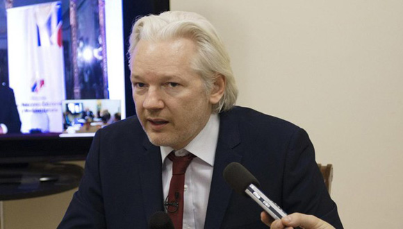 Julian Assange. Foto: AP.