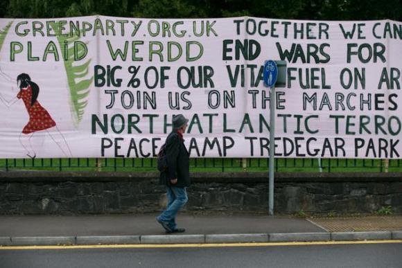 Protestas contra la cumbre de la OTAN en Gales 10