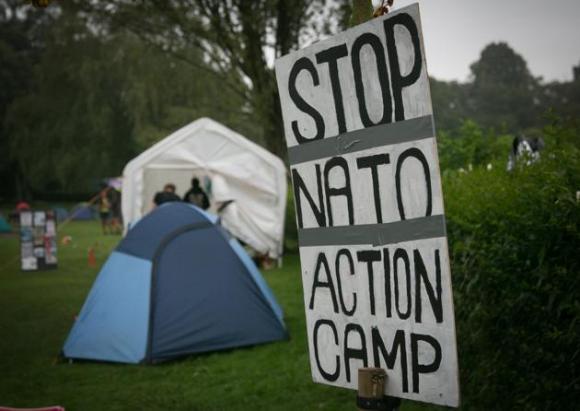 Protestas contra la cumbre de la OTAN en Gales 8