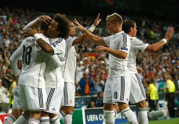 Real Madrid contra Basilea. Foto: EFE.