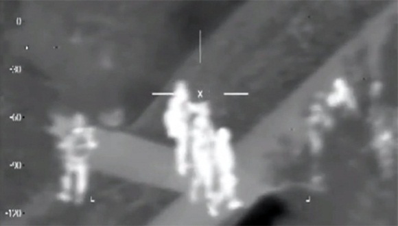 En el operativo policial se detuvieron a 18 presuntos terroristas. Foto / NSW Police aerial footage.